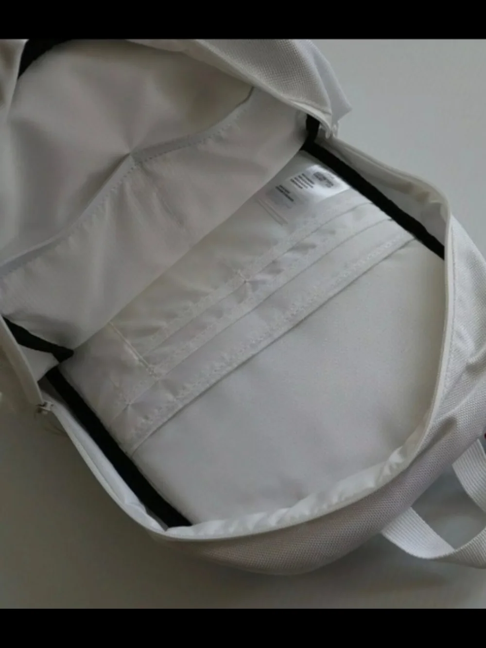 Nike Jordan Fluid Jumpman Large White Backpack Laptop Gym Workout School Bag
